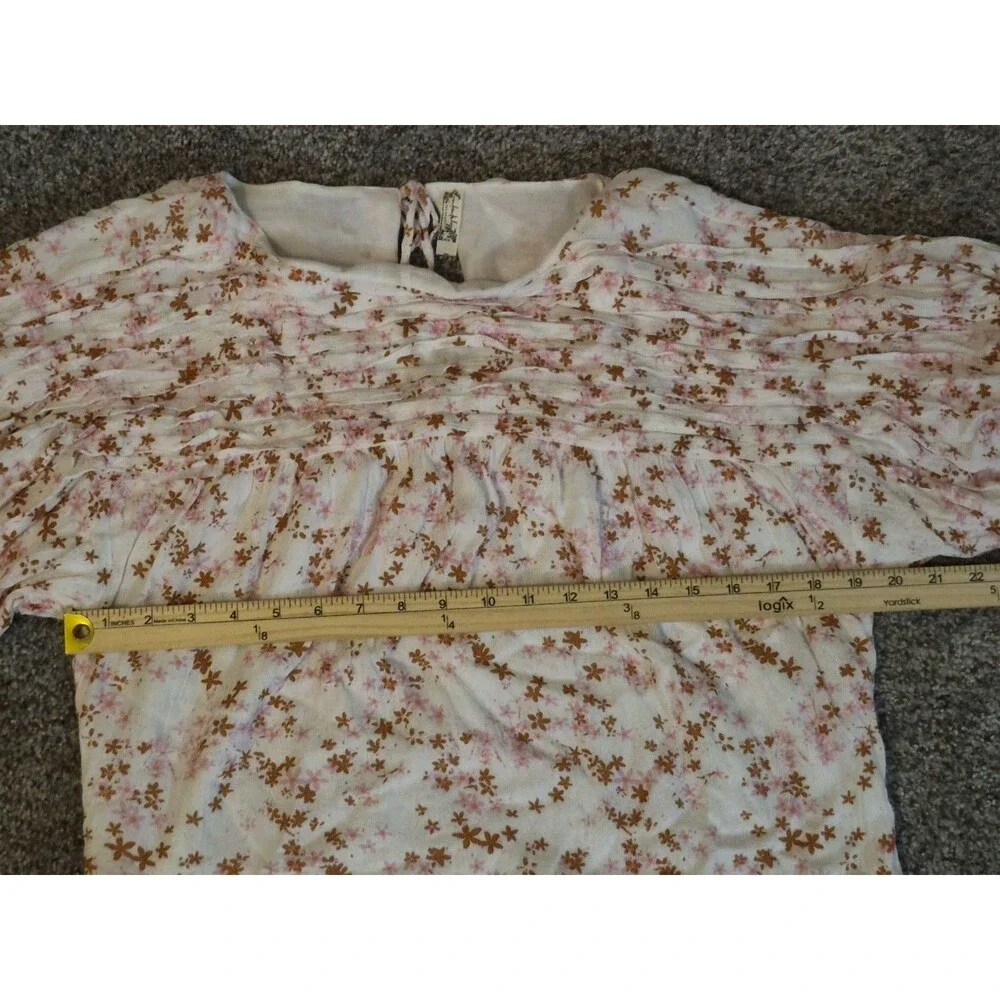 Free People Intimately M Top Ditzy Floral Boho Feminine Cottage Core Romantic